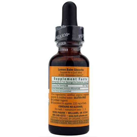 Lemon Balm Alcohol Free, HPH